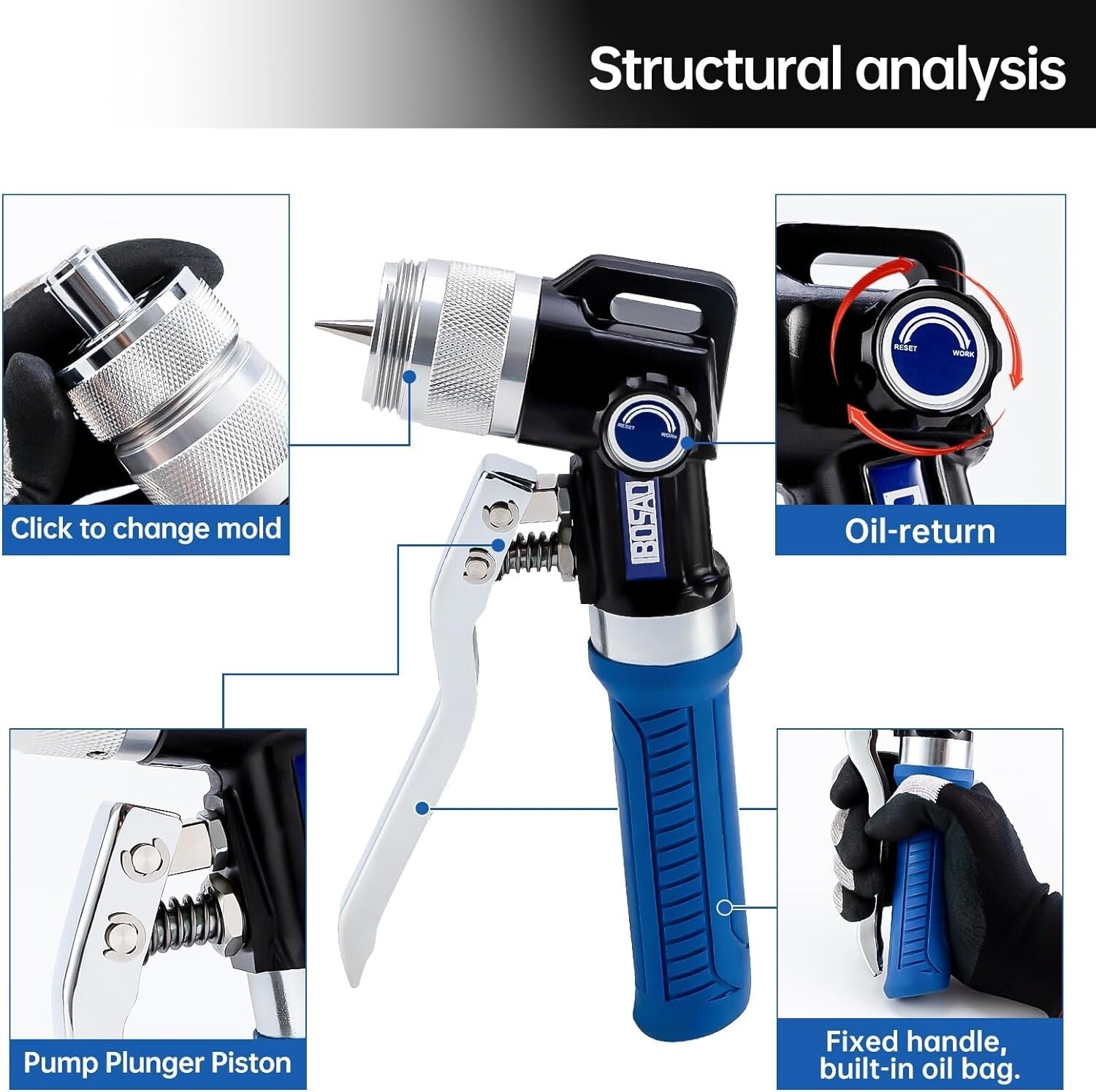 Aluminum Alloy Hydraulic Swaging Tool for Copper Tubes - Lightweight and Durable