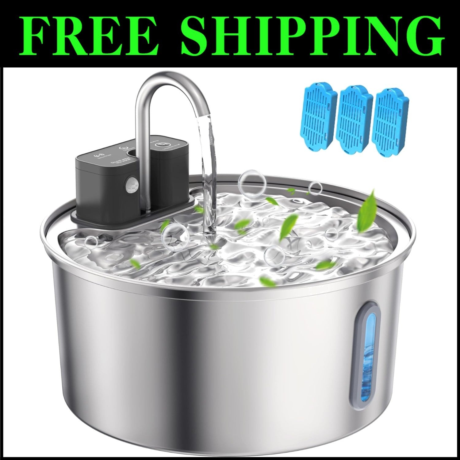 Innovative Wireless Cat Water Fountain - Smart Drinking Modes & 3.2L Capacity