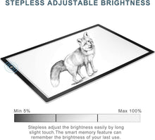 Load image into Gallery viewer, Versatile A2 LED Light Box with Flicker-Free Technology for Artists &amp; Designers