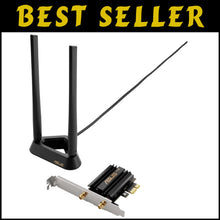 Load image into Gallery viewer, High-Speed WiFi 6E PCI-E Adapter - 5400Mbps Data Tray with Magnetized Antennas