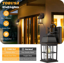 Load image into Gallery viewer, Stylish Outdoor Wall Sconces with E26 Socket - Waterproof &amp; Energy Efficient