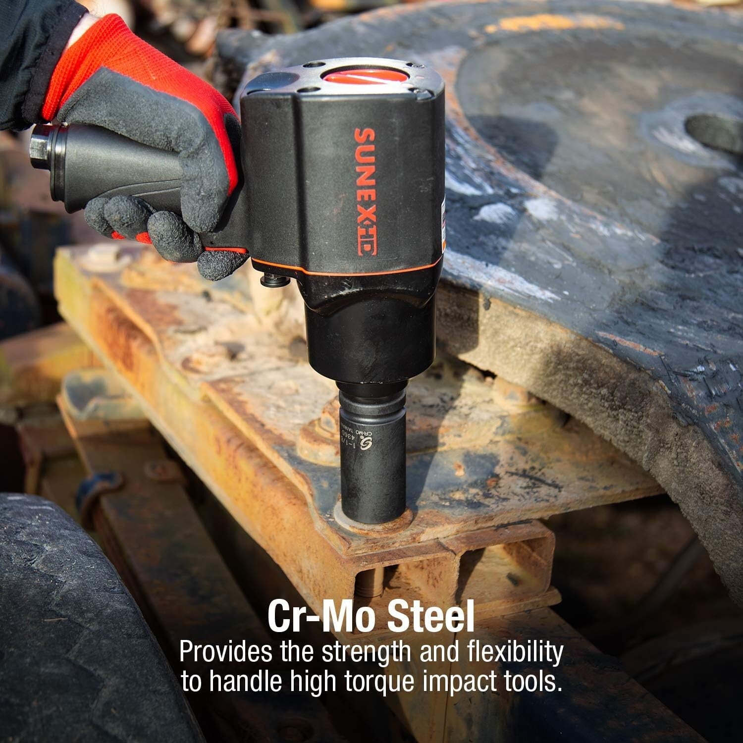 14-Piece SAE Deep Impact Sockets, 3/4 Inch Drive - Lifetime Warranty Included