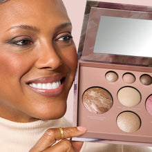 Load image into Gallery viewer, All-In-One Baked Makeup Palette - Bronzer, Blush, 2 Highlighters &amp; 3 Eyeshadows
