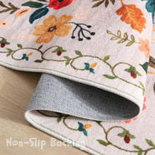 Load image into Gallery viewer, 6'x9' Soft Boho Floral Rug | Vintage Design, Stain Resistant &amp; Easy Maintenance