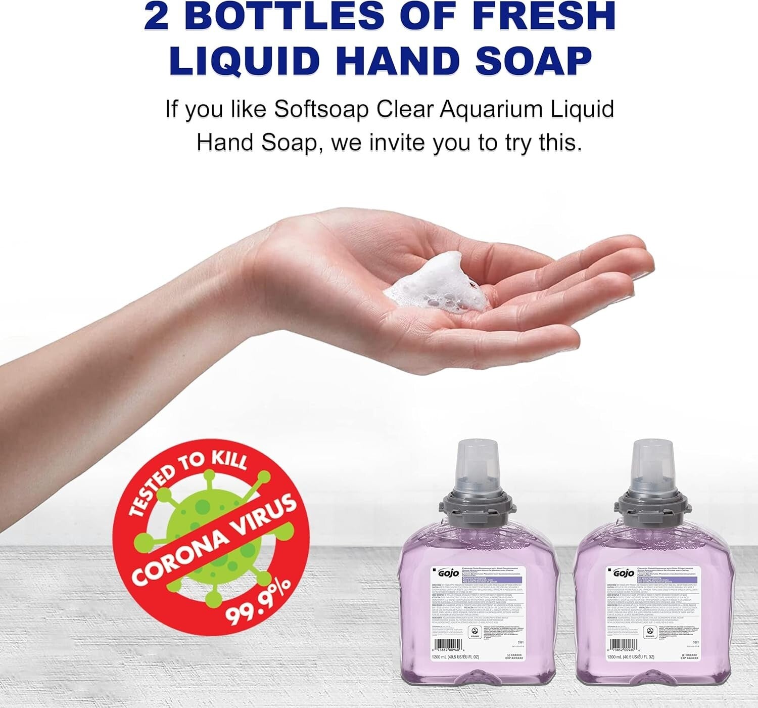 Sustainable Foam Handwash with Skin Conditioners - Cranberry, 2400 mL Total