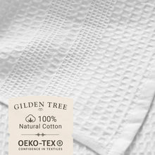 Load image into Gallery viewer, Set of 2 Classic Waffle Bath Towels - 100% Cotton Quick Dry &amp; Super Absorbent
