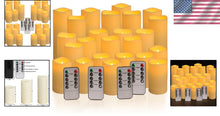 Load image into Gallery viewer, Luxury 24-Piece Flameless Candle Set with Timer - Perfect for All Occasions