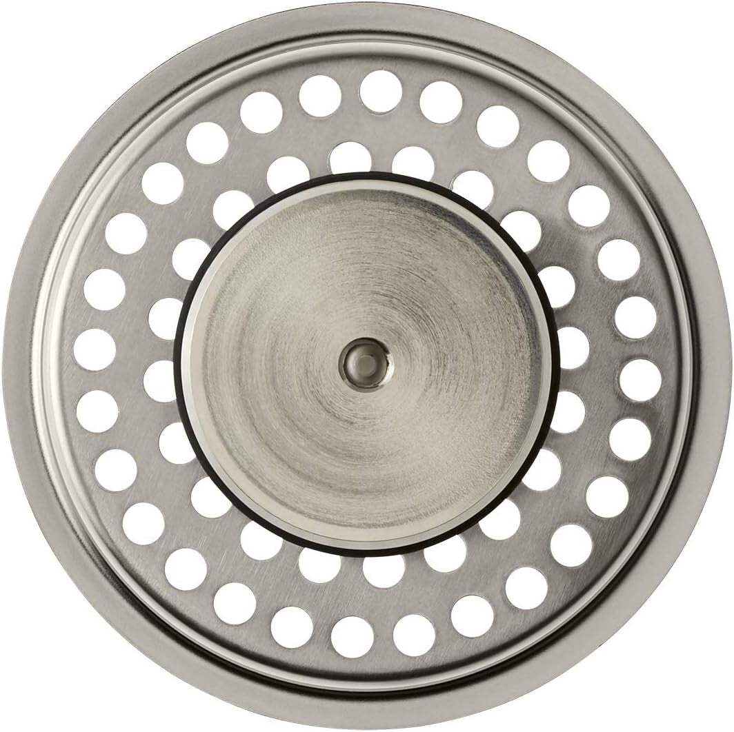 Premium Removable Duostrainer Sink Strainer Basket in Vibrant Brushed Nickel
