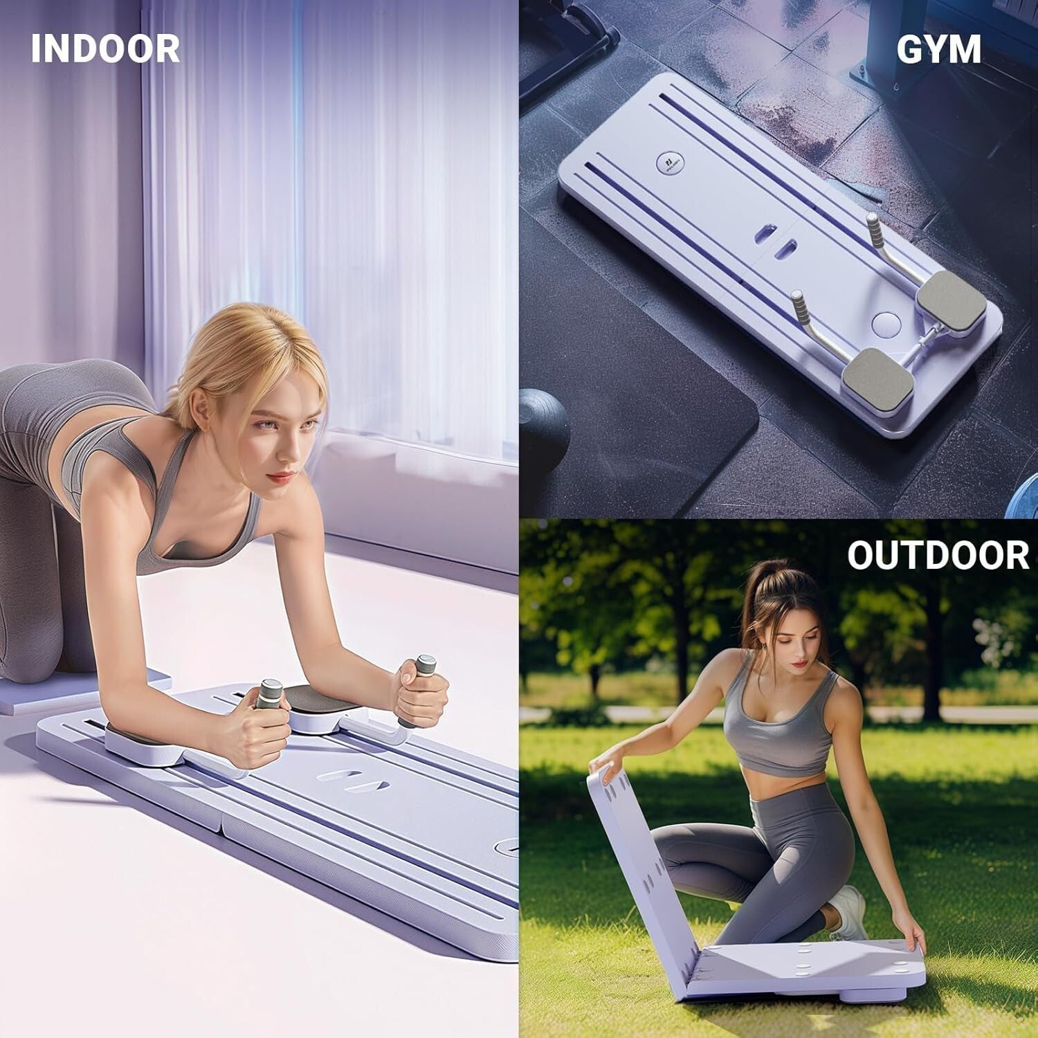 Versatile Pilates Sliding Board for Full Body Training – 5 in 1 Experience