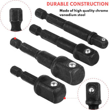 Load image into Gallery viewer, Premium 17-Piece Socket Adapter Set: Universal Joint &amp; Drill Adapters Included