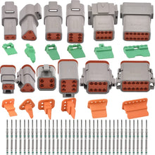 Load image into Gallery viewer, Reliable DT Deutsch Electrical Kit with Pin Connectors and Seal Plugs - Gray