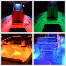 Load image into Gallery viewer, 50FT Waterproof LED Strip Lights for Pontoon and Bass Boats - Multi-Color Magic