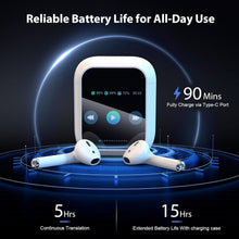 Load image into Gallery viewer, Seamless Communication with 144 Language Translator Earbuds and Offline Packs