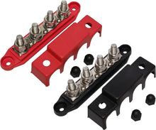 Load image into Gallery viewer, High-Performance 250 Amp Bus Bar with Detachable Cover - 4 Studs for Batteries