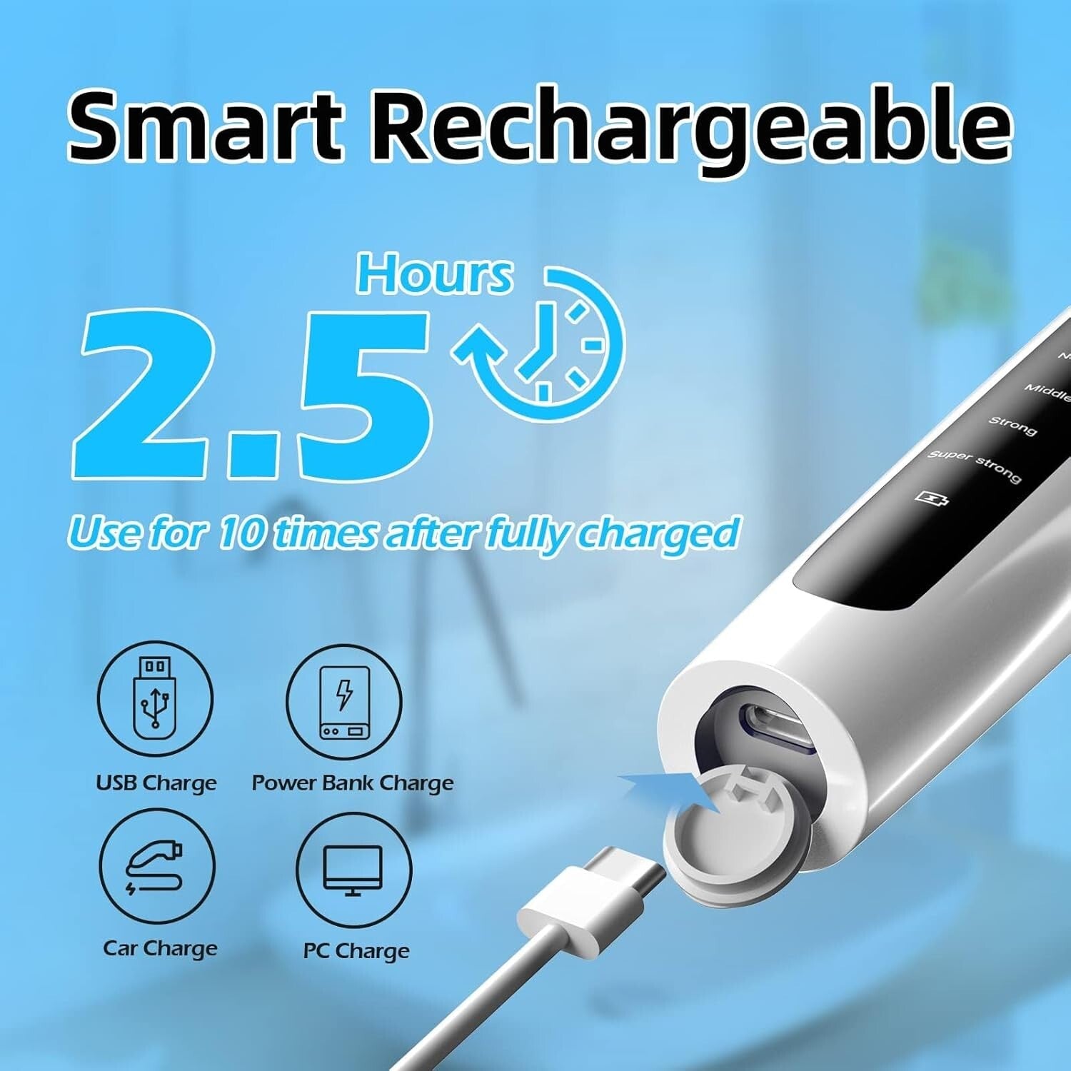 Advanced Dental Cleaning Kit: Electric Polisher with LED Light & Travel Friendly