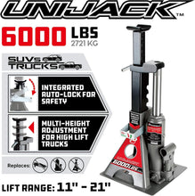 Load image into Gallery viewer, Heavy Duty Hydraulic Jack with Safety Ratchet for Secure Vehicle Lifting