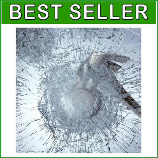 Crystal Clear Shatter-Resistant Window Film 48in X 12ft – Safety & UV Shield