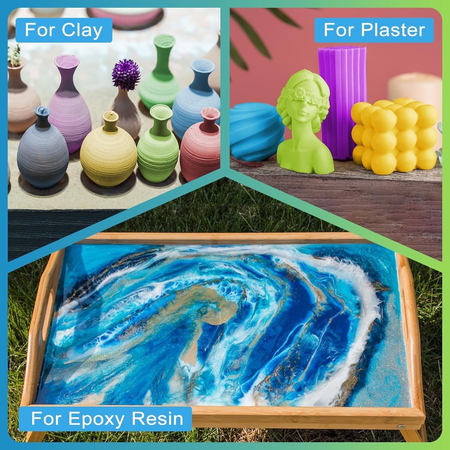 Fade-Resistant Black Pigment Powder for Concrete Dye - Indoor/Outdoor Use, 32 oz