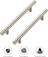 Load image into Gallery viewer, Versatile Stainless Steel Cabinet Pulls - 50 Pack, 7.38'' Length for All Styles