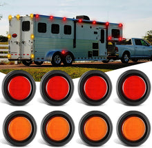 Load image into Gallery viewer, 8PCS Flush Mount LED Clearance Lights - Waterproof Design for Trucks &amp; Trailers