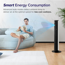 Load image into Gallery viewer, 26ft/s Smart Tower Fan - Wi-Fi Enabled with Remote Control &amp; App Integration