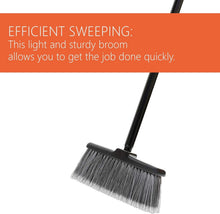 Load image into Gallery viewer, Lightweight Heavy-Duty Broom for Home &amp; Office – Fine Bristles &amp; Steel Handle
