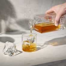Load image into Gallery viewer, Vintage Style Cut Crystal Decanter for Home Bars - 28 Oz Whiskey &amp; Vodka Carafe