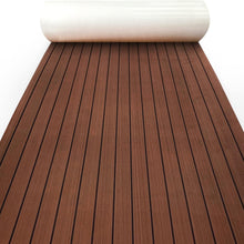 Load image into Gallery viewer, Durable Faux Teak EVA Foam Decking - Easy Installation Non-Slip Boat Flooring