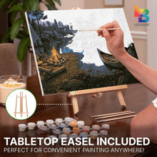 Load image into Gallery viewer, Complete Paint by Numbers Set for Adults - Framed Canvas Art with Quality Tools