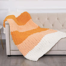 Load image into Gallery viewer, Chunky Knit Yarn Set - 12 Pack Orange Gradient for Cozy Hand Knitting Projects