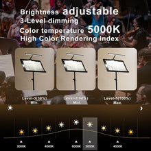 Load image into Gallery viewer, Super Bright LED Music Stand Light - Rechargeable &amp; Adjustable for Musicians