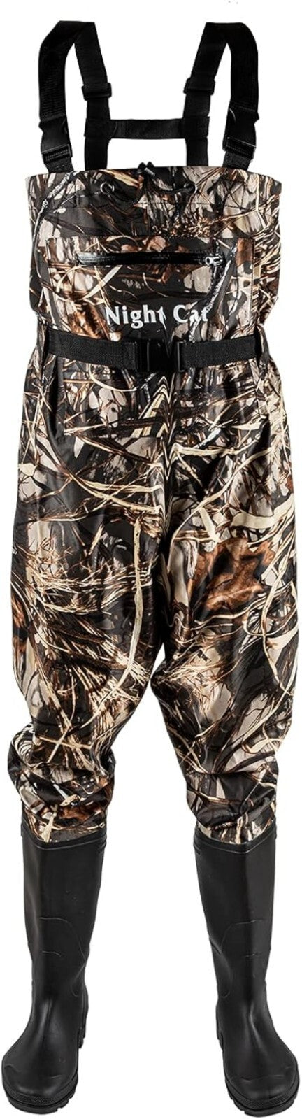 Lightweight Waterproof Fishing & Hunting Waders with Comfortable Fit, Size 6-14