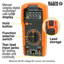 Load image into Gallery viewer, Klein Tools Adjustable Multimeter Test Kit - Voltage Detection &amp; Wiring Safety