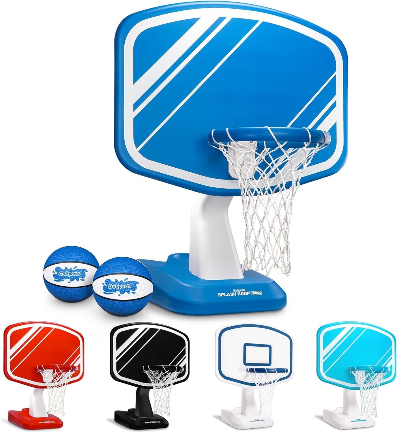 Exciting Inflatable Basketball Game for Pools - Includes Pump and Basketballs