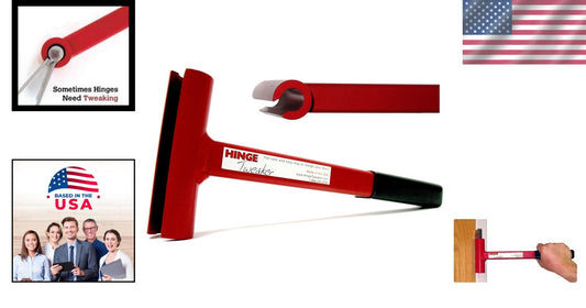 Ergonomic Hinge Bender Tool for .134 Gauge Doors - Easy Fix for Sagging Issues