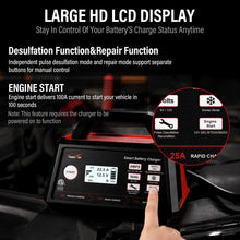 Load image into Gallery viewer, Smart 12V Car Battery Charger: 25A Fast Charging &amp; Maintenance for All Batteries
