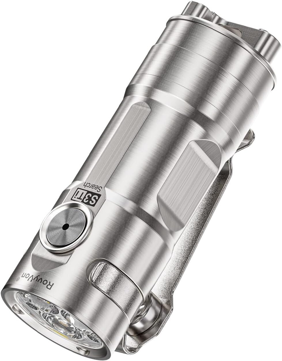 S3 Ti Titanium Flashlight: Super Bright 1800 Lumen with Instant Memory Mode