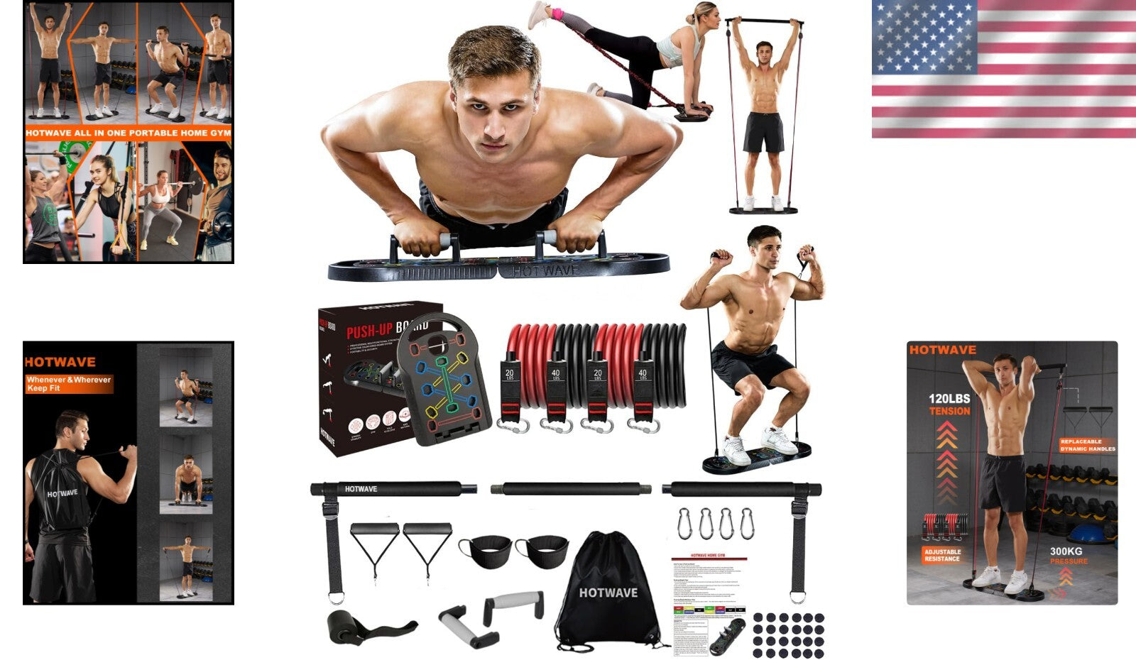 Foldable Push Up Bar Set with Professional Guidance – Fitness for Men and Women