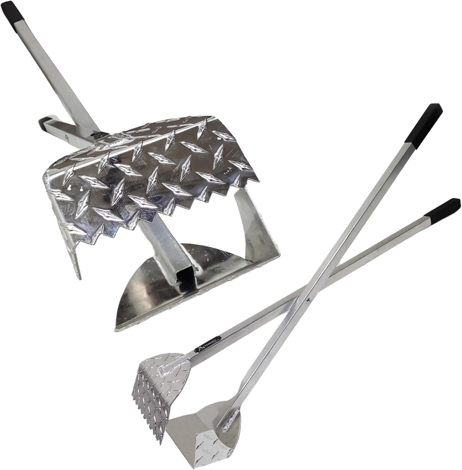 Heavy-Duty Dog Poop Scooper - Durable Aluminum Waste Shovel for Easy Cleanup