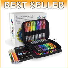 Load image into Gallery viewer, Artisan Glitter Gel Pens - 96-Piece Multicolor Set Ideal for Adult Creativity