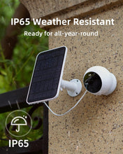 Load image into Gallery viewer, 3W Outdoor Solar Battery Charger for Wireless Security Cameras - IP65 Waterproof