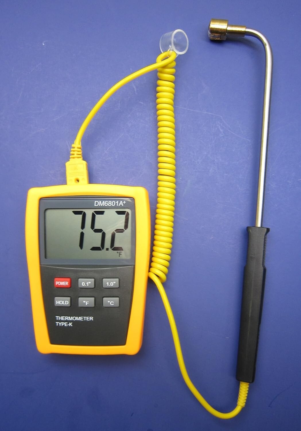 Professional Digital Thermocouple Thermometer - 932°F Surface Probe Included
