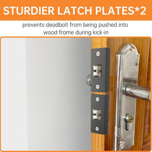 Load image into Gallery viewer, Corrosion-Proof Door Jamb Reinforcement Kit with Sturdy Latch &amp; Hinge Shields