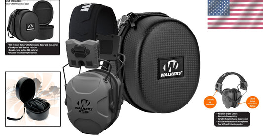 Digital Hearing Protection Muff with Bluetooth & Case - Four Listening Modes