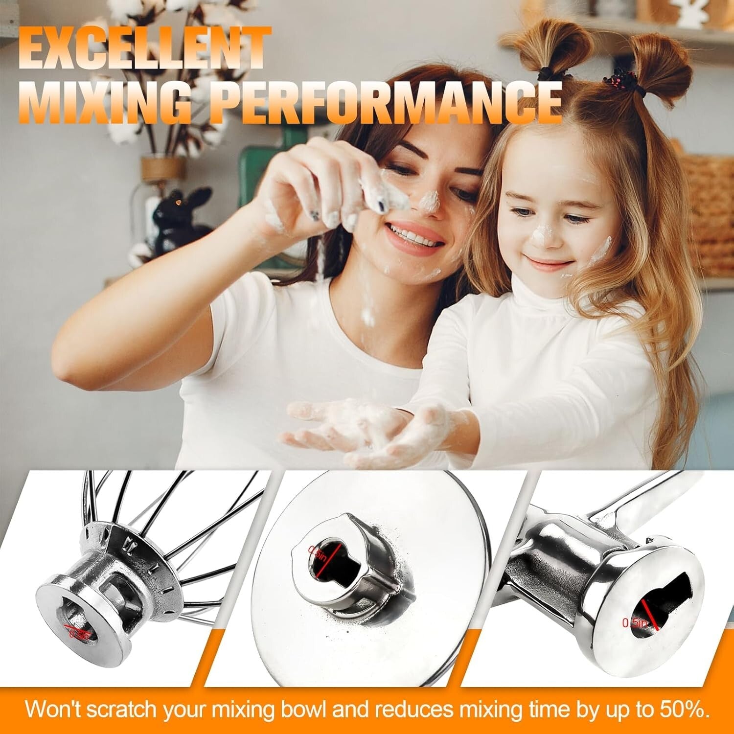 Quality Stainless Steel Attachments for KitchenAid Mixer: Durable & Efficient