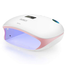 Load image into Gallery viewer, Lightweight 48W LED UV Nail Light with 4 Timers - Effortless Home Nail Care