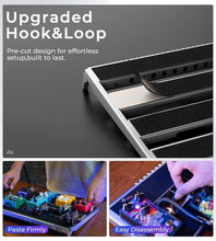 Load image into Gallery viewer, Portable Aluminum Guitar Pedal Board with Isolated Power - Backpack Included