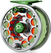 Load image into Gallery viewer, Corrosion-Resistant Fly Fishing Reel - Precision CNC Design, 9/10wt, Black/Gray