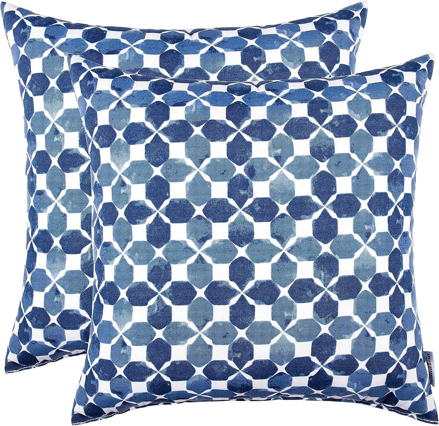 Durable Waterproof Outdoor Pillows 18x18 with Plush Inserts - Year-Round Comfort