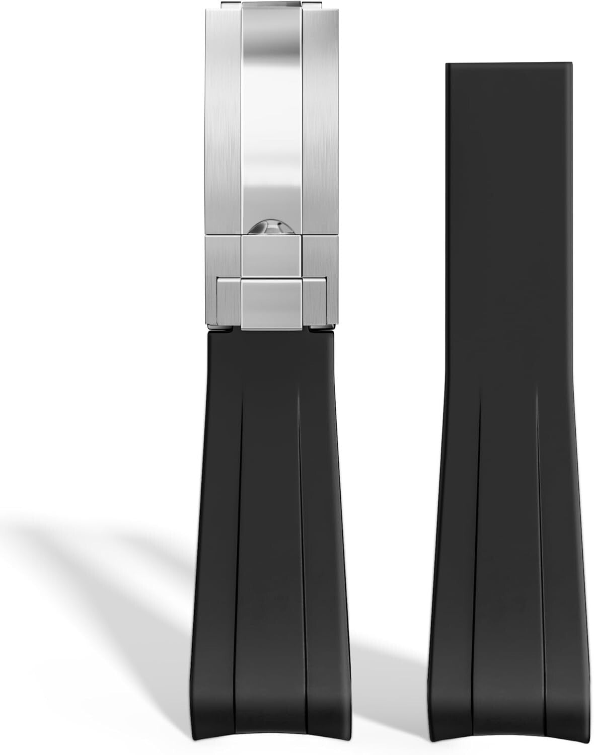 Change Your Style with 20mm Rubber Watch Band - Black, Blue & Green Choices